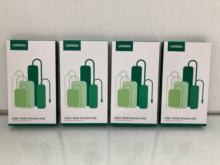 Lot 1301  
            Marchington SR14 - Parcel Delivery Only 

                
4 X UGREEN REVODOCK PRO DOCKING STATIONS - COMBINED ORIGINAL RRP £200: LOCATION -...