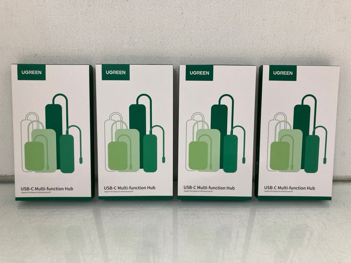 Lot 1302  
            Marchington SR14 - Parcel Delivery Only 

                
4 X UGREEN REVODOCK PRO DOCKING STATIONS - COMBINED ORIGINAL RRP £200: LOCATION -...