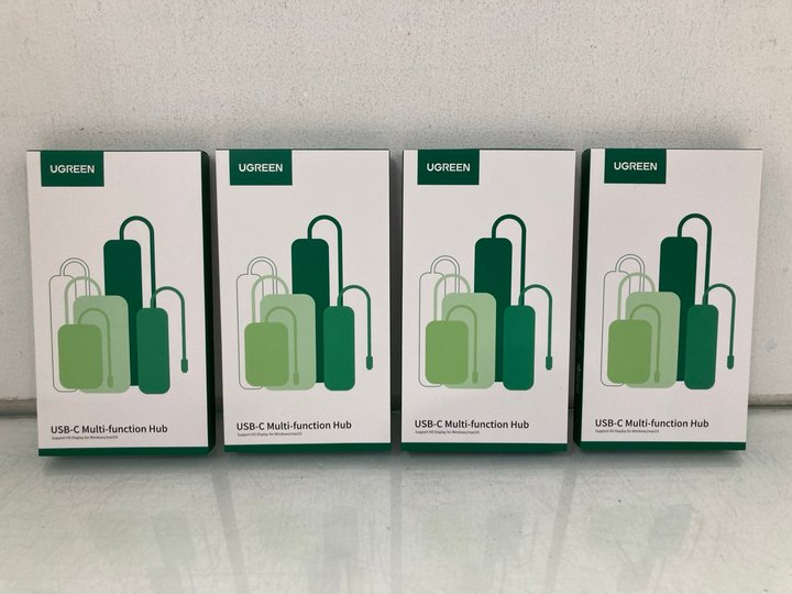 Lot 1305  
            Marchington SR14 - Parcel Delivery Only 

                
4 X UGREEN REVODOCK PRO DOCKING STATIONS - COMBINED ORIGINAL RRP £200: LOCATION -...