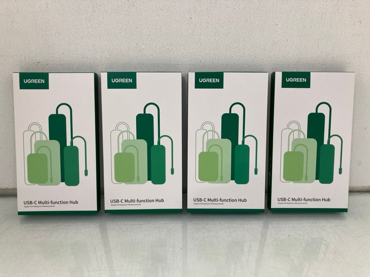 Lot 1306  
            Marchington SR14 - Parcel Delivery Only 

                
4 X UGREEN REVODOCK PRO DOCKING STATIONS - COMBINED ORIGINAL RRP £200: LOCATION -...