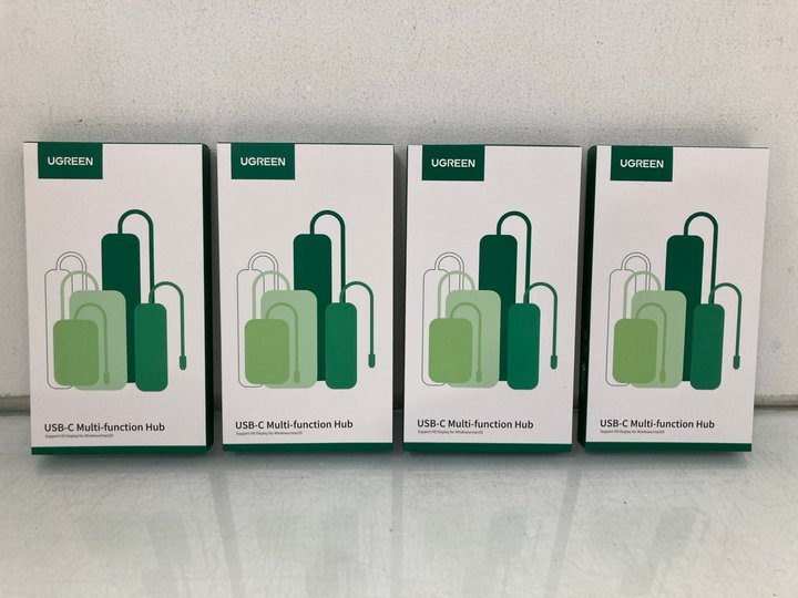 Lot 1309  
            Marchington SR14 - Parcel Delivery Only 

                
4 X UGREEN REVODOCK PRO DOCKING STATIONS - COMBINED ORIGINAL RRP £200: LOCATION -...