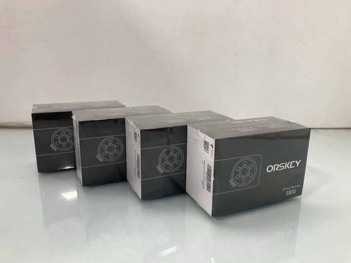 Lot 1317  
            Marchington SR14 - Parcel Delivery Only 

                
4 X ORSKEY S800 FRONT & REAR DASH CAMS COMBINED ORIGINAL RRP £140: LOCATION - D16
