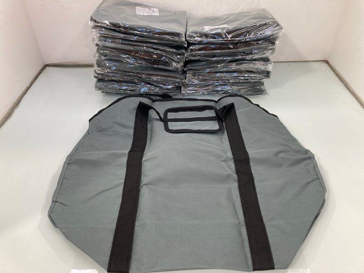 Lot 1323  
            Marchington SR14 - Parcel Delivery Only 

                
QTY OF TESSLOVE FIREWOOD LOG CARRIER TOTE BAGS IN GREY: LOCATION - D16