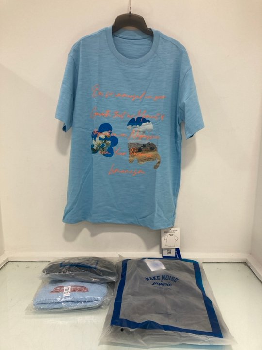 Lot 1335  
            Marchington SR14 - Parcel Delivery Only 

                
4 X ASSORTED CLOTHING & ACCESSORIES IN VARIOUS SIZES TO INCLUDE MAKE NOISE YUPPIE...