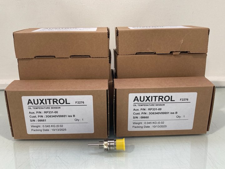 Lot 1359  
            Marchington SR14 - Parcel Delivery Only 

                
10 X AUXITROL OIL TEMPERATURE SENSORS: LOCATION - D14