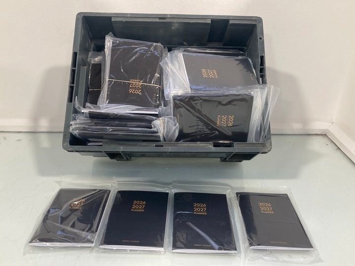 Lot 1373  
            Marchington SR14 - Parcel Delivery Only 

                
QTY OF 2026-2027 POCKET PLANNERS IN BLACK: LOCATION - D14
