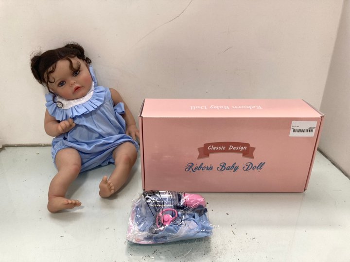 Lot 1386  
            Marchington SR14 - Parcel Delivery Only 

                
2 X CLASSIC DESIGN REBORN BABY DOLLS: LOCATION - D13