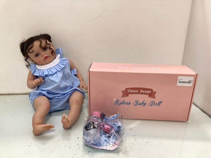 Lot 1394  
            Marchington SR14 - Parcel Delivery Only 

                
2 X CLASSIC DESIGN REBORN BABY DOLLS: LOCATION - D13