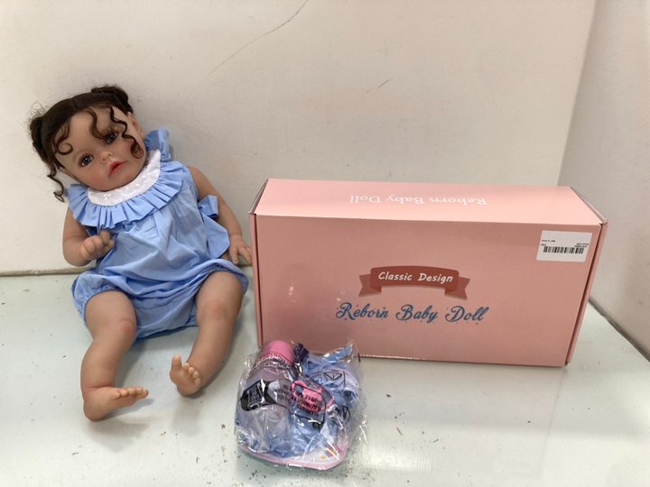 Lot 1395  
            Marchington SR14 - Parcel Delivery Only 

                
2 X CLASSIC DESIGN REBORN BABY DOLLS: LOCATION - D13