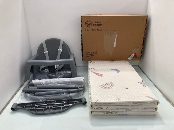 Lot 1436  
            Marchington SR14 - Parcel Delivery Only 

                
3 X ASSORTED BABY & TODDLER ITEMS TO INCLUDE BEBE CONFORT MEELY ESSENTIAL HIGHCHA...