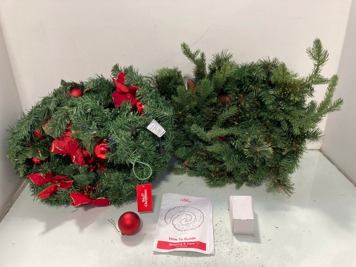 Lot 1453  
            Marchington SR14 - Parcel Delivery Only 

                
WE R CHRISTMAS PRE-LIT DECORATED GARLAND TO INCLUDE WE R CHRISTMAS PRE-LIT NATURA...