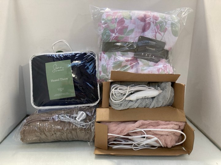 Lot 1480  
            Marchington SR14 - Parcel Delivery Only 

                
QTY OF ASSORTED SOFT FURNISHINGS TO INCLUDE SARA X HEATED THROW IN NAVY: LOCATION...