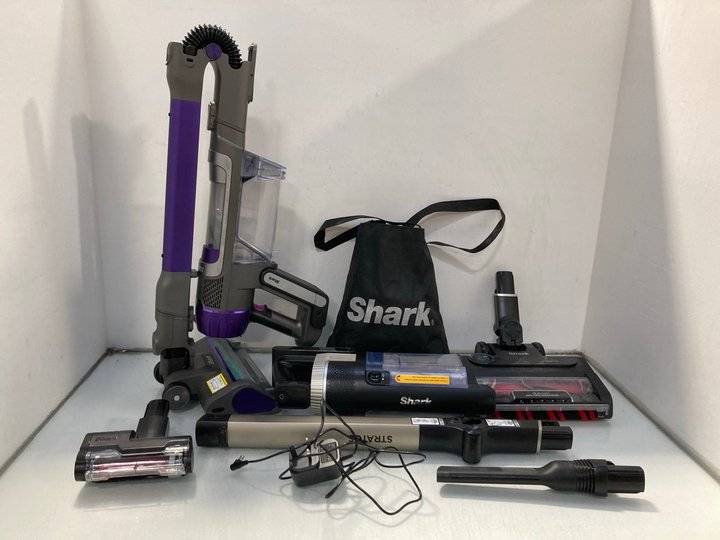 Lot 1486  
            Marchington SR14 - Parcel Delivery Only 

                
QTY OF ASSORTED VACUUM CLEANER PARTS TO INCLUDE SHARK POWER DETECT VACUUM CLEANER...