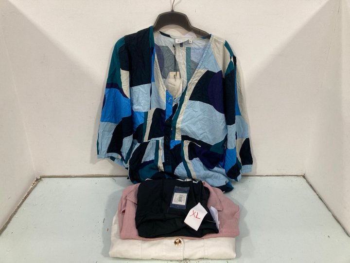 Lot 1507  
            Marchington SR14 - Parcel Delivery Only 

                
4 X ASSORTED WOMENS CLOTHING IN SIZE XL TO INCLUDE MASAI COPENHAGEN NATTIA SHAPED...