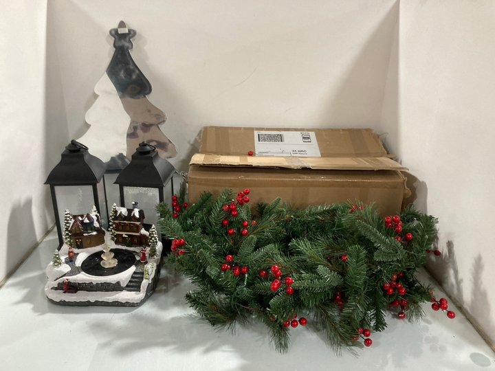 Lot 1518  
            Marchington SR14 - Parcel Delivery Only 

                
QTY OF ASSORTED HOUSEHOLD DECOR TO INCLUDE FESTIVE ICE SKATER ANIMATED ORNAMENT: ...