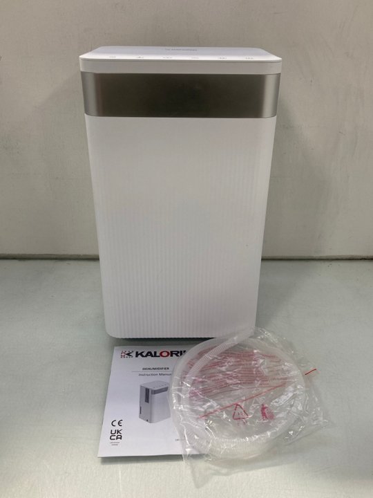 Lot 1564  
            Marchington SR14 - Parcel Delivery Only 

                
KALORIK 12L DEHUMIDIFIER WITH 2L WATER TANK AND TIMER - MODEL: OL12-BD031K - COMB...