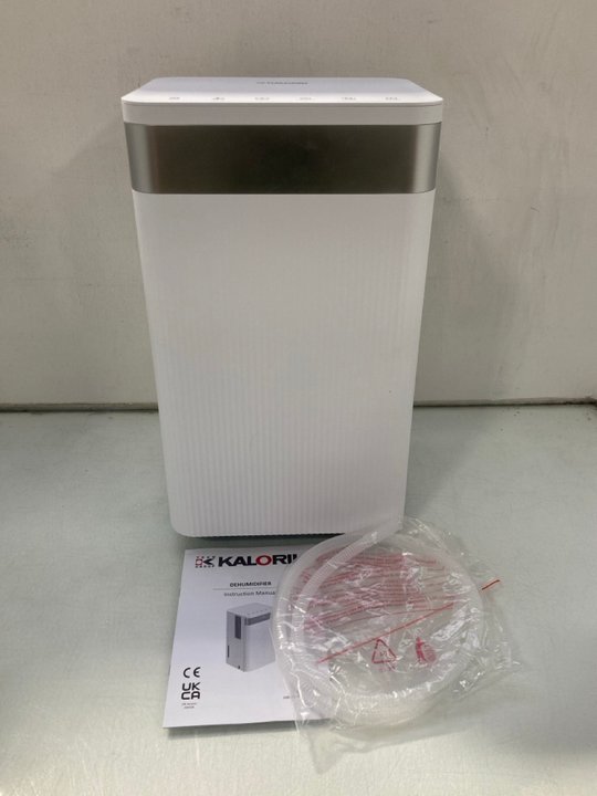 Lot 1566  
            Marchington SR14 - Parcel Delivery Only 

                
KALORIK 12L DEHUMIDIFIER WITH 2L WATER TANK AND TIMER - MODEL: OL12-BD031K - COMB...