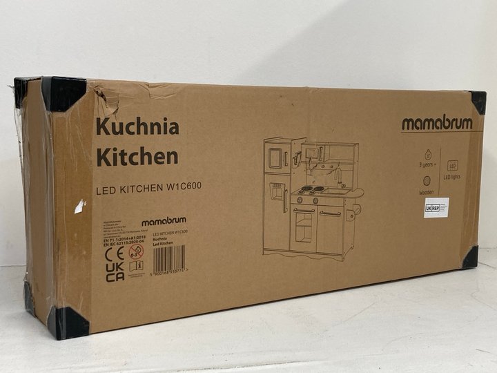 Lot 156  
            Marchington SR14 - Parcel Delivery Only 

                
MAMABRUM LED TOY KITCHEN SET - MODEL: W1C600 - ORIGINAL RRP £103: LOCATION - A4