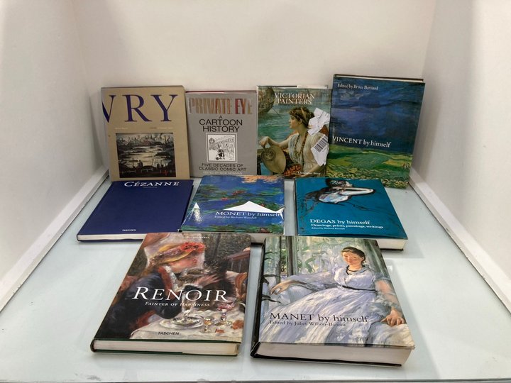 Lot 1570  
            Marchington SR14 - Parcel Delivery Only 

                
QTY OF ASSORTED BOOKS TO INCLUDE 'VICTORIAN PAINTERS' BY CHRISTOPHER WOOD: LOCATI...