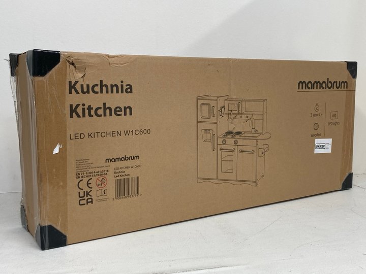 Lot 158  
            Marchington SR14 - Parcel Delivery Only 

                
MAMABRUM LED TOY KITCHEN SET - MODEL: W1C600 - ORIGINAL RRP £103: LOCATION - A4