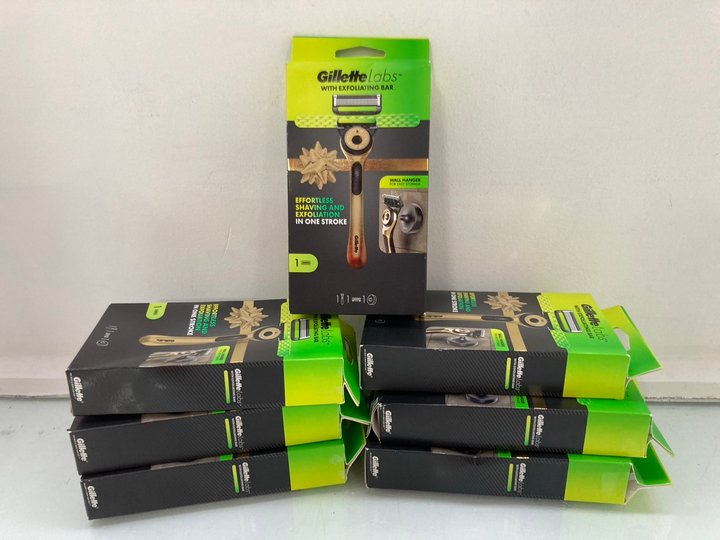Lot 1629  
            Marchington SR14 - Parcel Delivery Only 

                
7 X GILLETTE LABS RAZORS WITH EXFOLIATING BARS IN GOLD (18+ ID REQUIRED): LOCATIO...