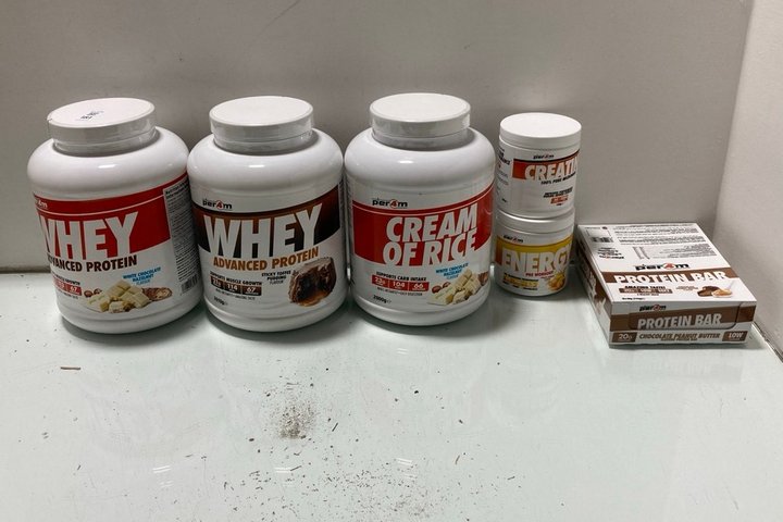 Lot 181  
            Marchington SR14 - Parcel Delivery Only 

                
6 X ASSORTED SUPPLEMENTS ITEMS TO INCLUDE WHEY 2010G WHITE CHOCOLATE HAZELNUT FLA...