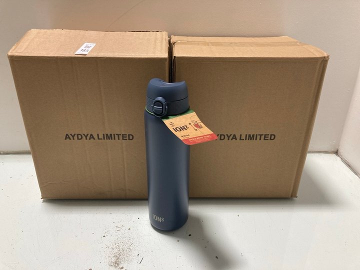 Lot 183  
            Marchington SR14 - Parcel Delivery Only 

                
12 X ION 8 920ML INSULATED STEEL FLASKS IN BLUE: LOCATION - A5