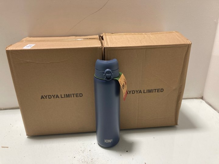 Lot 184  
            Marchington SR14 - Parcel Delivery Only 

                
12 X ION 8 920ML INSULATED STEEL FLASKS IN BLUE: LOCATION - A5