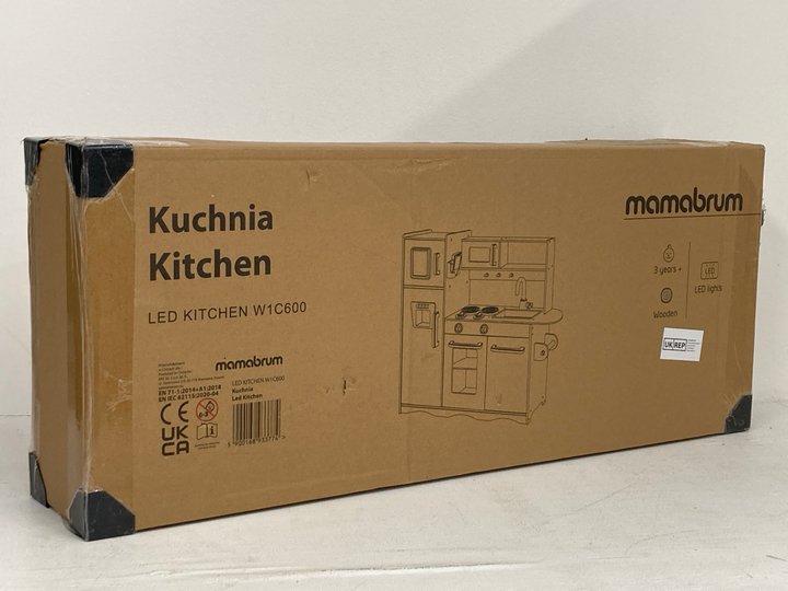 Lot 188  
            Marchington SR14 - Parcel Delivery Only 

                
MAMABRUM LED TOY KITCHEN SET - MODEL: W1C600 - ORIGINAL RRP £103: LOCATION - A5
