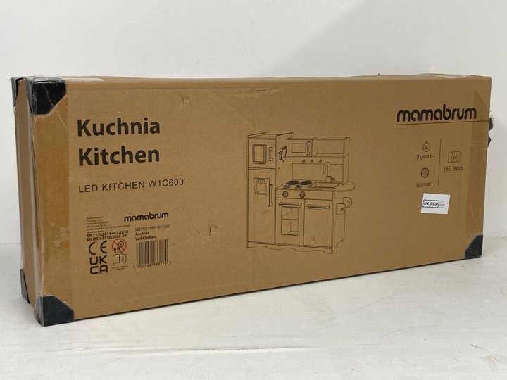 Lot 189  
            Marchington SR14 - Parcel Delivery Only 

                
MAMABRUM LED TOY KITCHEN SET - MODEL: W1C600 - ORIGINAL RRP £103: LOCATION - A5