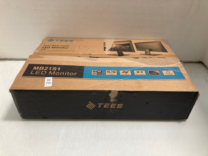 Lot 295  
            Marchington SR14 - Parcel Delivery Only 

                
TEES LESS BLUE LIGHT 21.5" LED MONITOR - MODEL: MB21S1: LOCATION - A11