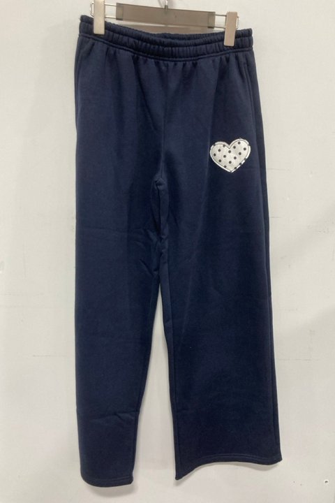 Lot 321  
            Marchington SR14 - Parcel Delivery Only 

                
EDIKTED LOVE HEART JOGGERS IN NAVY - UK SMALL: LOCATION - A13