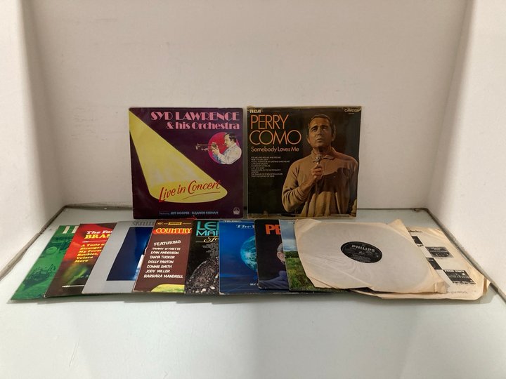 Lot 361  
            Marchington SR14 - Parcel Delivery Only 

                
QTY OF ASSORTED VINYLS TO INCLUDE 'ASTAIRE' VINYL BY PETER SKELLERN: LOCATION - A15