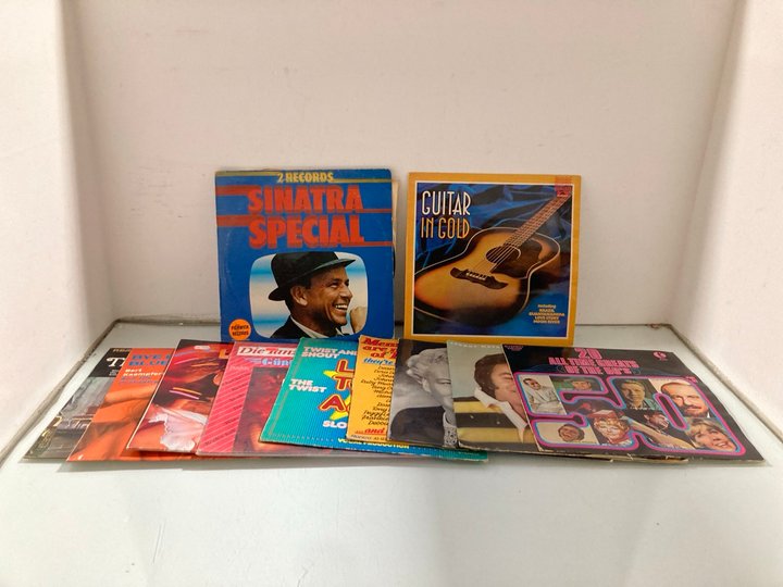 Lot 362  
            Marchington SR14 - Parcel Delivery Only 

                
QTY OF ASSORTED VINYLS TO INCLUDE 'LAMBADA PARTY' VINYL BY GUNTER NORIS: LOCATION...