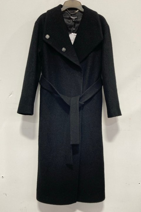 Lot 42  
            Marchington SR14 - Parcel Delivery Only 

                
WHISTLES PETITE MORGAN FUNNEL NECK COAT - BLACK - UK SIZE 12 - ORIGINAL RRP £329:...