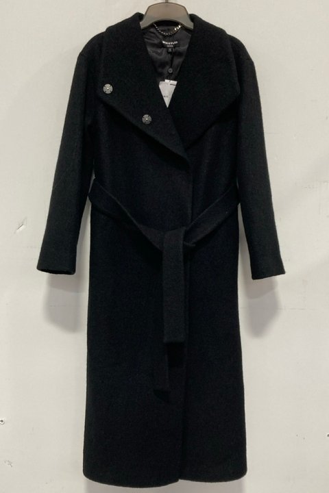Lot 43  
            Marchington SR14 - Parcel Delivery Only 

                
WHISTLES PETITE MORGAN FUNNEL NECK COAT - BLACK - UK SIZE 14 - ORIGINAL RRP £329:...