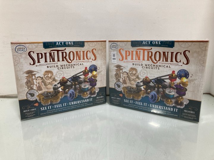 Lot 441  
            Marchington SR14 - Parcel Delivery Only 

                
2 X ACT ONE SPINTRONICS BUILD MECHANICAL CIRCUITS: LOCATION - B21