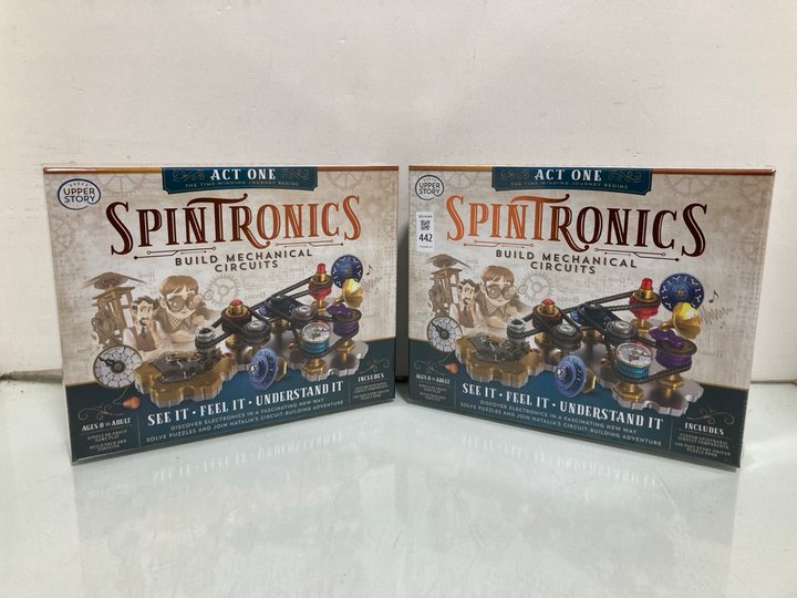 Lot 442  
            Marchington SR14 - Parcel Delivery Only 

                
2 X ACT ONE SPINTRONICS BUILD MECHANICAL CIRCUITS: LOCATION - B21