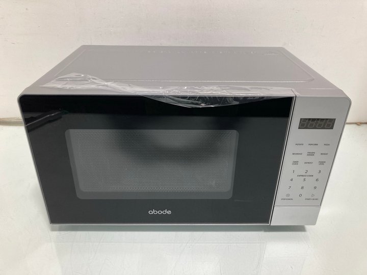 Lot 443  
            Marchington SR14 - Parcel Delivery Only 

                
ABODE 20L DIGITAL SILVER TOUCH CONTROL MICROWAVE: LOCATION - B21