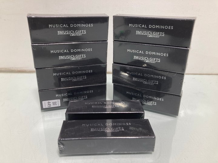 Lot 449  
            Marchington SR14 - Parcel Delivery Only 

                
10 X MUSICAL DOMINOES: LOCATION - B21