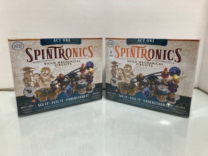 Lot 450  
            Marchington SR14 - Parcel Delivery Only 

                
2 X ACT ONE SPINTRONICS BUILD MECHANICAL CIRCUITS: LOCATION - B21