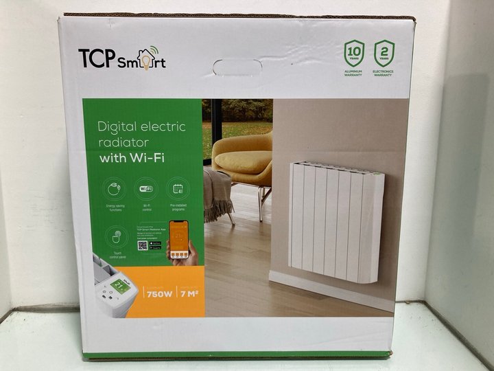 Lot 453  
            Marchington SR14 - Parcel Delivery Only 

                
TCP SMART DIGITAL ELECTRIC RADIATOR WITH WI-FI - ORIGINAL RRP £300: LOCATION - B21
