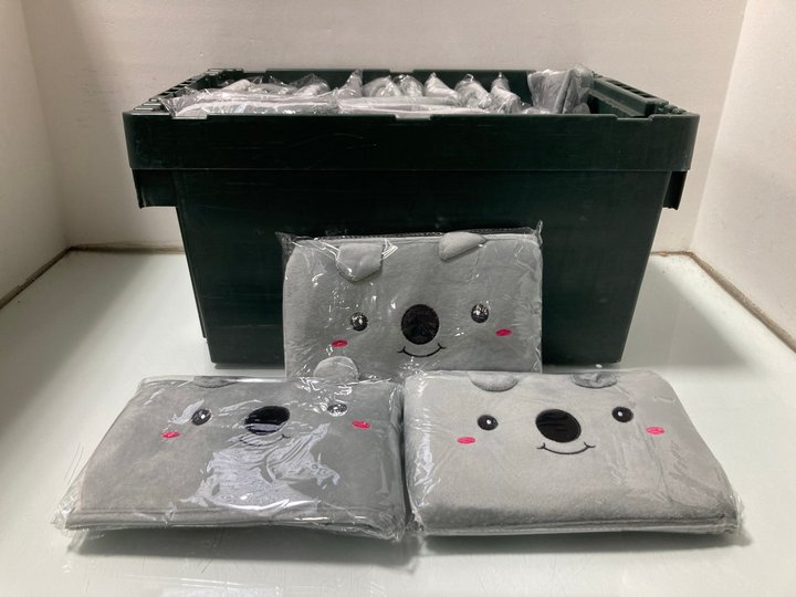 Lot 481  
            Marchington SR14 - Parcel Delivery Only 

                
QTY OF KOALA DESIGN HOT WATER BOTTLE WITH WAIST COVERS: LOCATION - B19