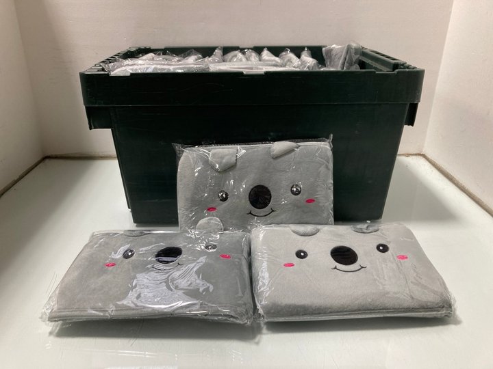 Lot 482  
            Marchington SR14 - Parcel Delivery Only 

                
QTY OF KOALA DESIGN HOT WATER BOTTLE WITH WAIST COVERS: LOCATION - B19