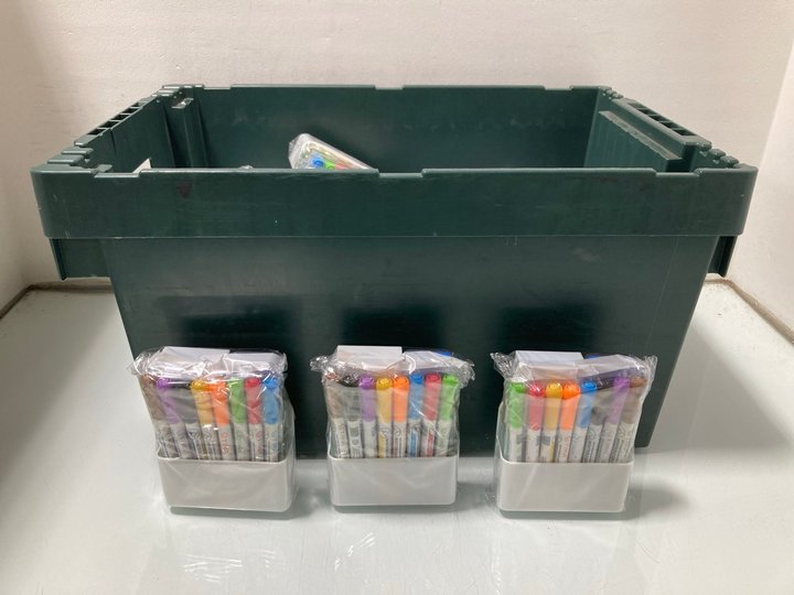 Lot 483  
            Marchington SR14 - Parcel Delivery Only 

                
QTY OF KAHOUI 14 PIECE WHITEBOARD PEN SETS: LOCATION - B19