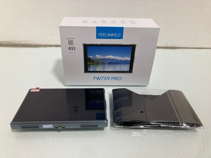 Lot 493  
            Marchington SR14 - Parcel Delivery Only 

                
FEELWORLD FW759 PRO 7 INCH SLIM CAMERA MONITOR - ORIGINAL RRP £149: LOCATION - B18