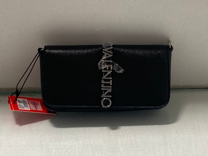 Lot 52  
            Marchington SR14 - Parcel Delivery Only 

                
VALENTINO MATERIA SHOULDER BAG IN BLACK METALLIC FINISH: LOCATION - A1