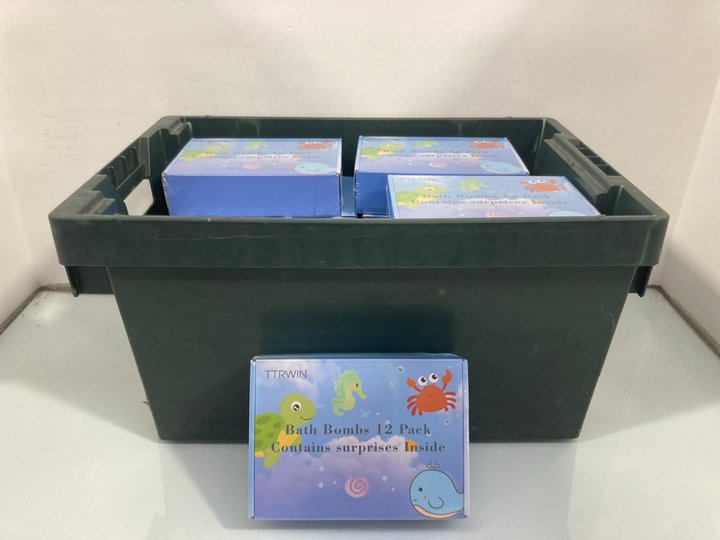 Lot 566  
            Marchington SR14 - Parcel Delivery Only 

                
QTY OF TTRWIN 12 PACK BATH BOMBS: LOCATION - B15