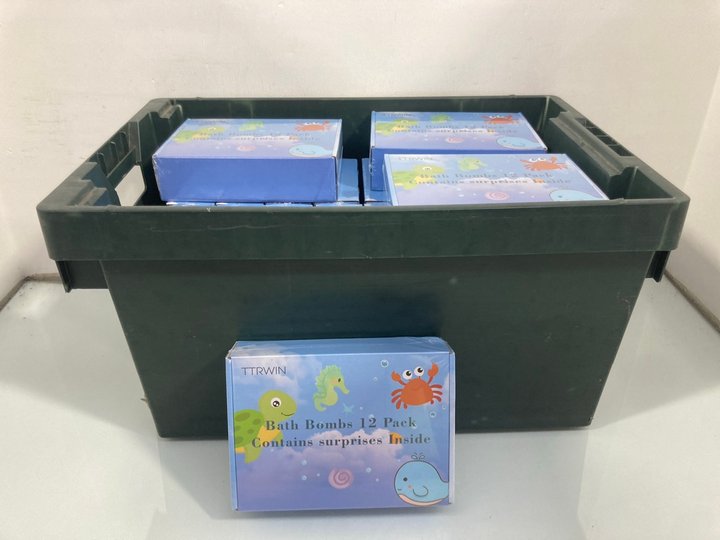 Lot 567  
            Marchington SR14 - Parcel Delivery Only 

                
QTY OF TTRWIN 12 PACK BATH BOMBS: LOCATION - B15