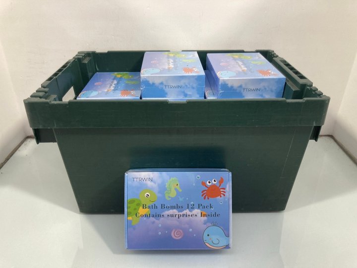 Lot 573  
            Marchington SR14 - Parcel Delivery Only 

                
QTY OF TTRWIN 12 PACK BATH BOMBS: LOCATION - B15